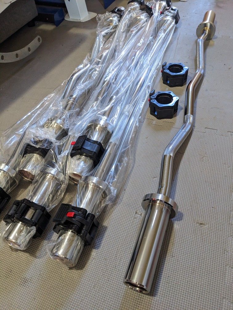 Brand New Olympic Curl Bars