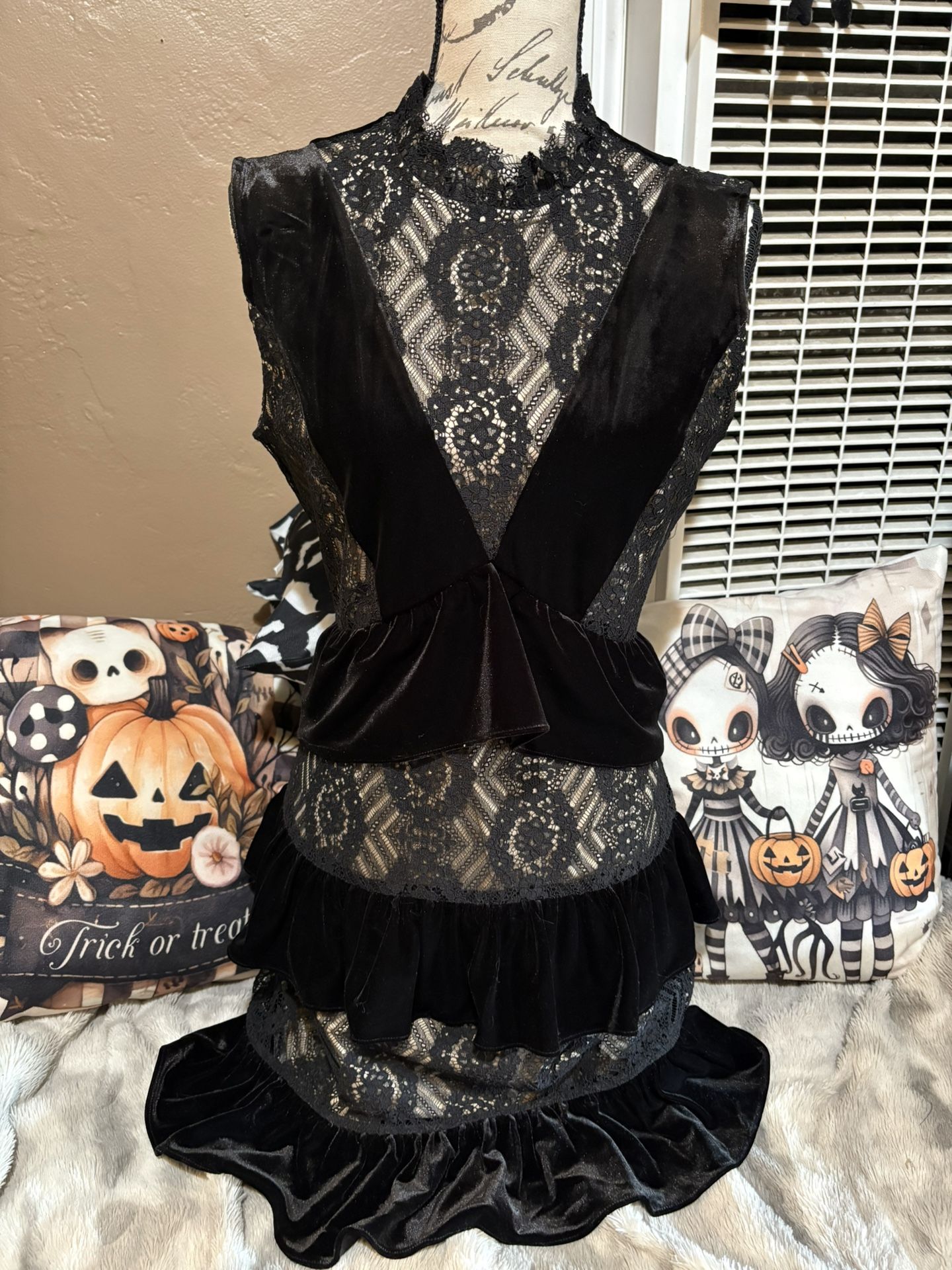 Black Velvet Dress