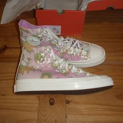 Brand New Converse Chuck Taylor Hi Crafted Florals - Women's Size 10.5