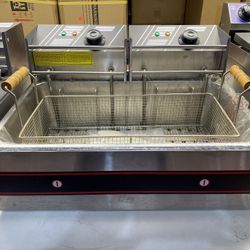 20L Electric Deep Fryer Countertop Large Basket