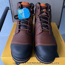 HERMAN STEEL TOE WORK BOOTS 