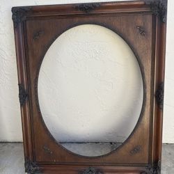 Vintage Wood Picture Frame 22”x27”