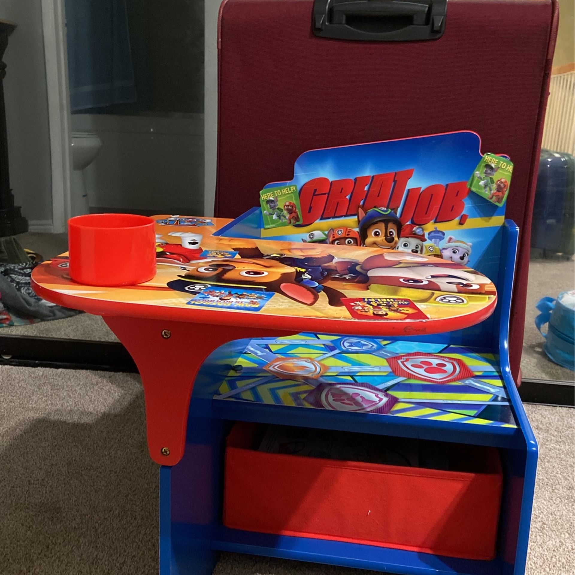 Delta Children ,paw Patrol Chair Desk with Storage Bin