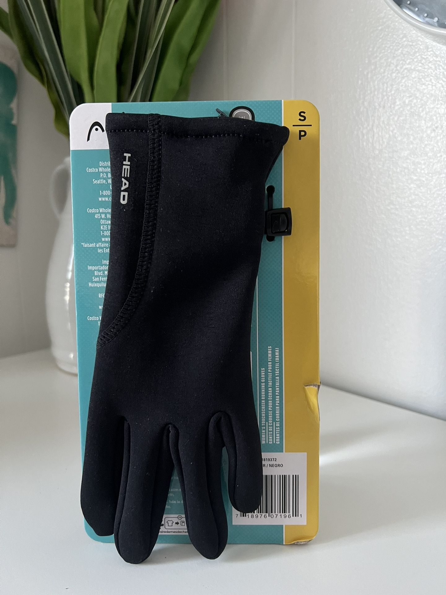 Head Women's Touchscreen Running Gloves Size Small Black