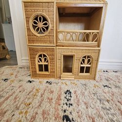 Rattan Doll House