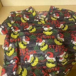 Grinch Scrub Shirt