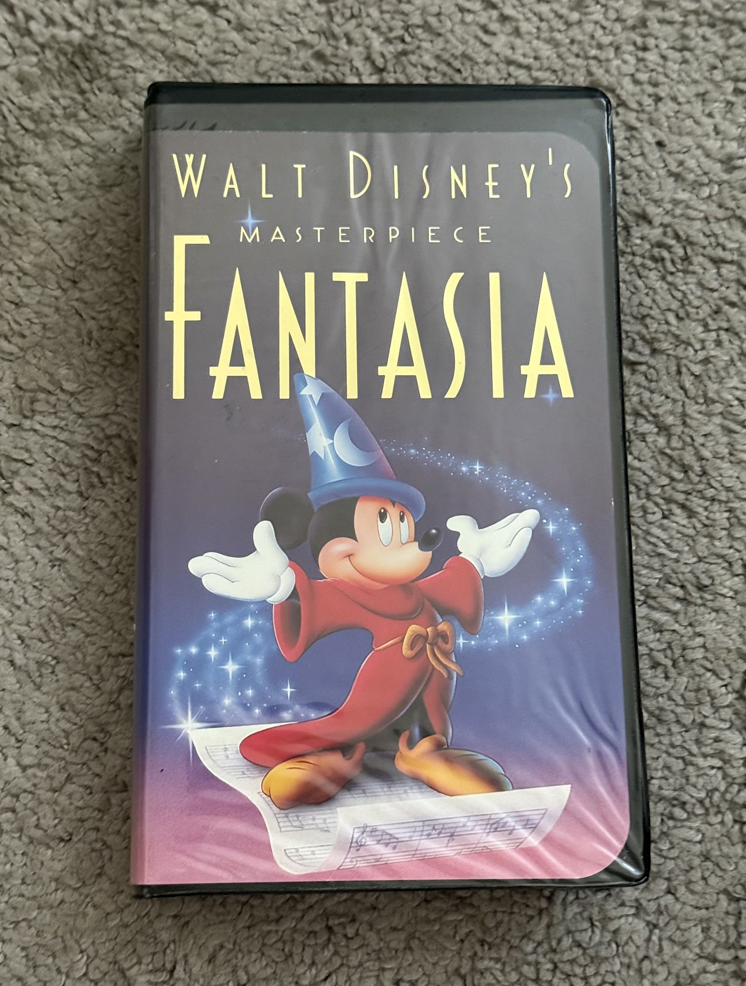 Walt Disney's Masterpiece Fantasia (VHS, 1991, Clam Shell)