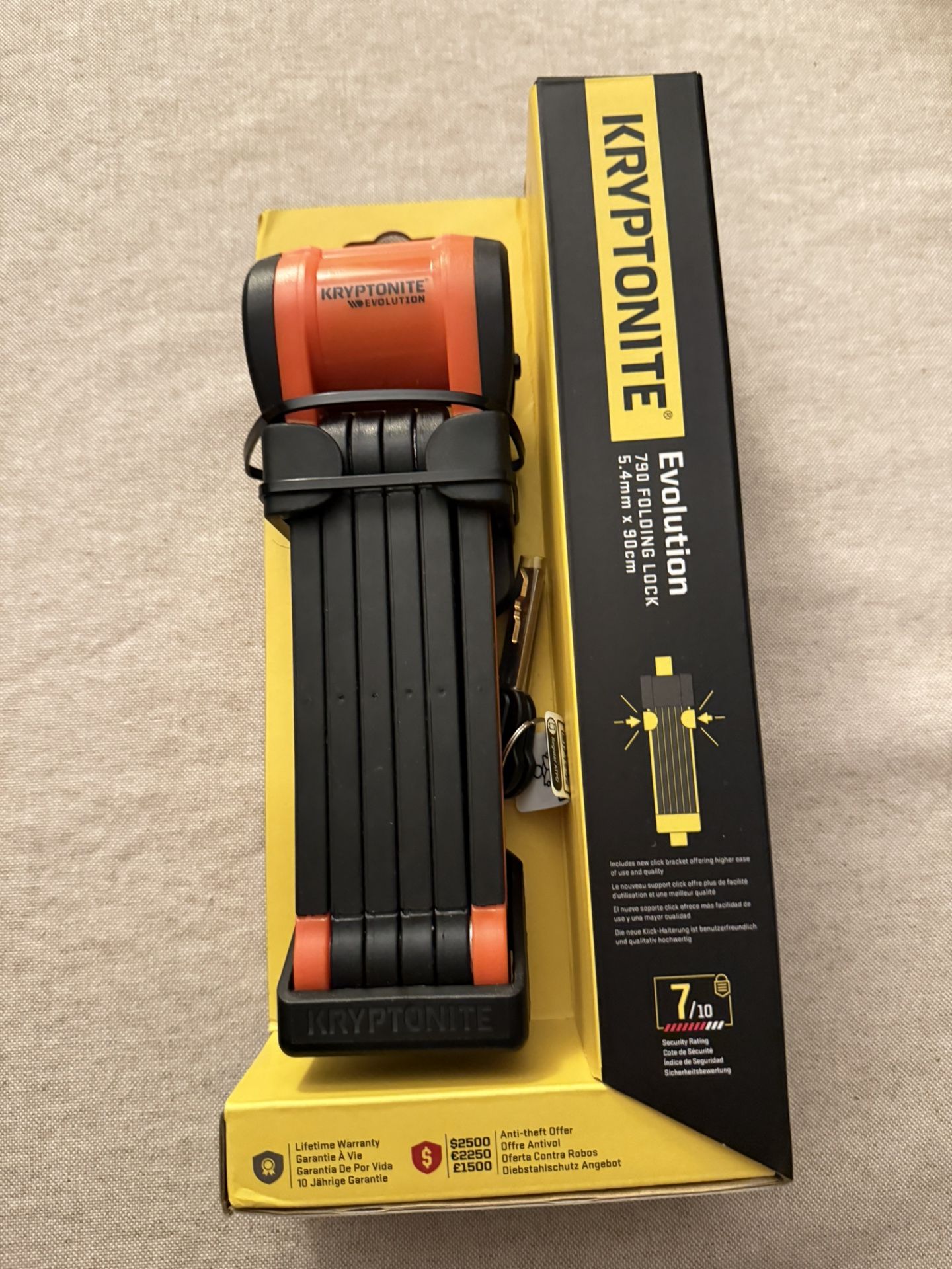 Kryptonite Evolution 790 Folding Bike Lock