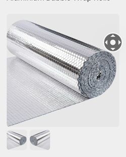Double bubble, aluminum foil, insulation wrap 4’ x 125’