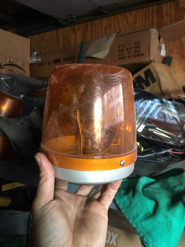 Plow beacon light works fine