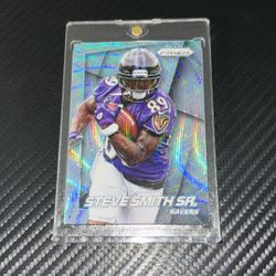 2014 Panini Prizm Steve Smith Sr. Light Blue Wave Prizm /99 #1