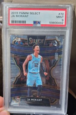 Ja Morant 2019 Panini Select Rookie RC PSA 9