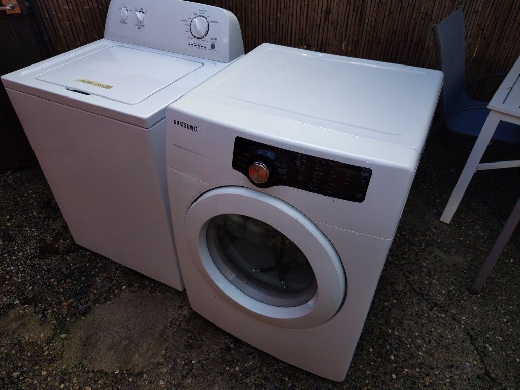 Washer and Dryer 