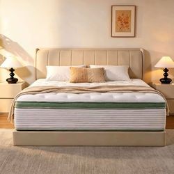 🔥 Brand New – 12" Full Size Hybrid Mattress in a Box (Memory Foam)