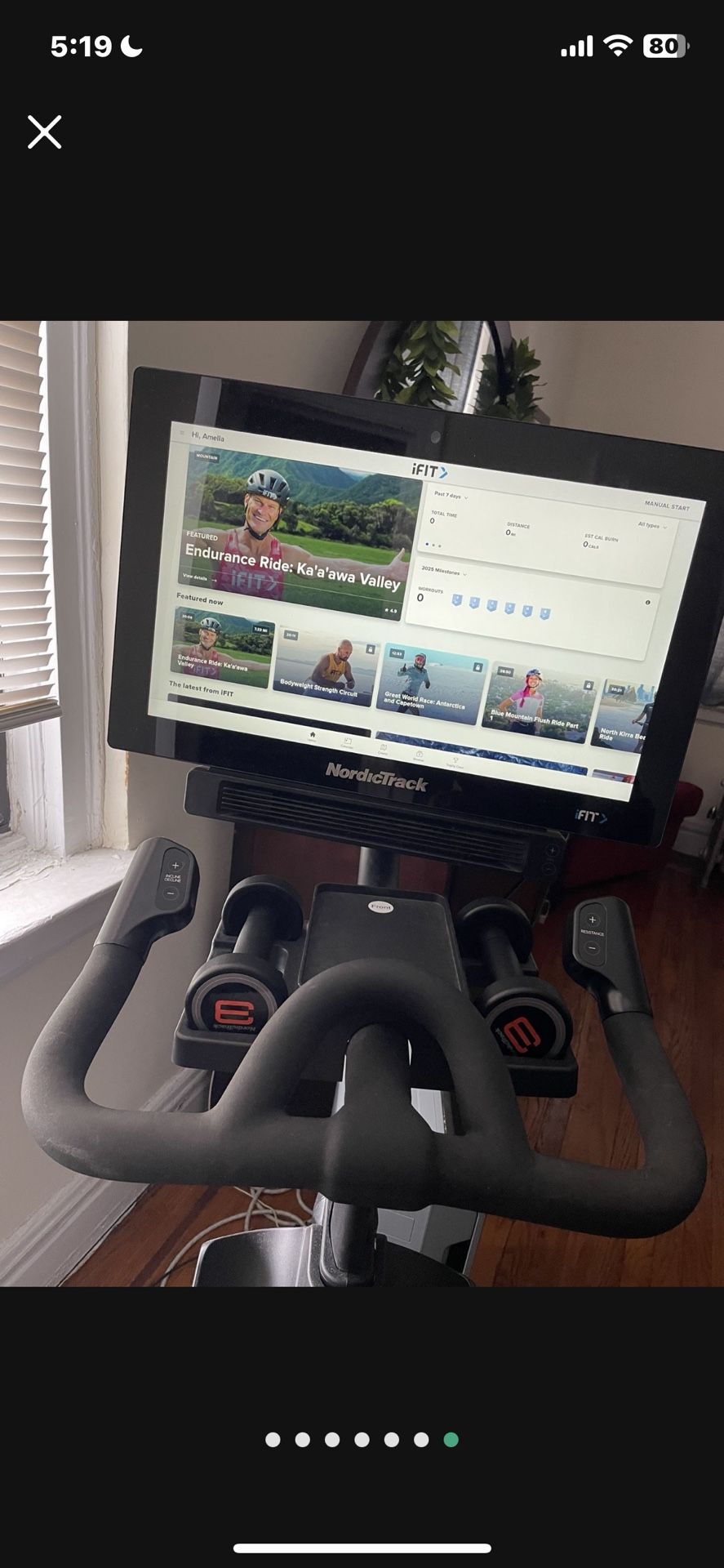 NORDITRACK S22i Commercial Bike $150 - ASTORIA PICKUP