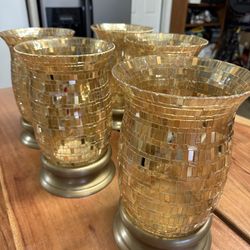 Beautiful Set of 5 Vase Candle Holder 12.5”H x 8”D