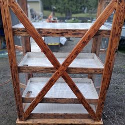 78x51x27 Three Level Small Grid Fence And Locking Mechanism Animal Gage