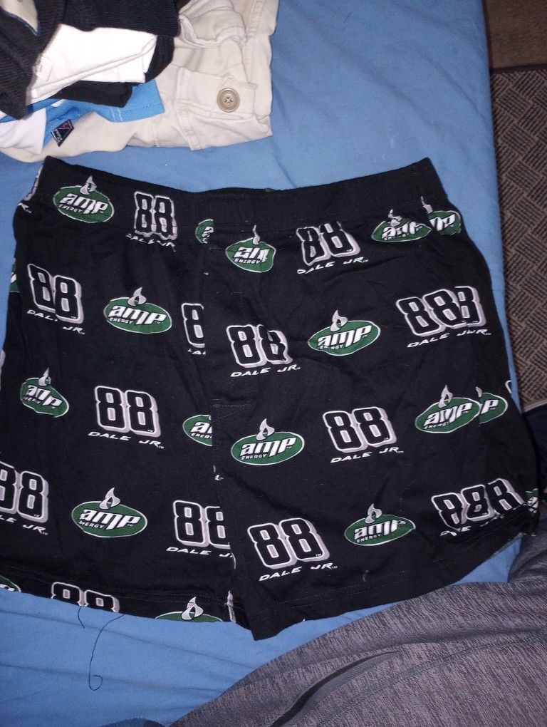 Dale Earnhardt Jr Underwear/Pajama Shorts Size Large