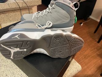 Jordan Retro 9’s Cool Grey (2012) Deadstock Cool Grey 9s Nike Adidas new balance vans