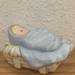 Vintage Avon 1986 Heavenly Blessings Christmas Nativity Baby Jesus Figure