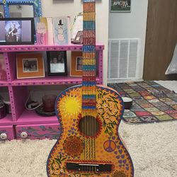 Hand Painted Guitar 