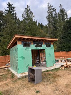 Lumber enough to build the shed I’m building
