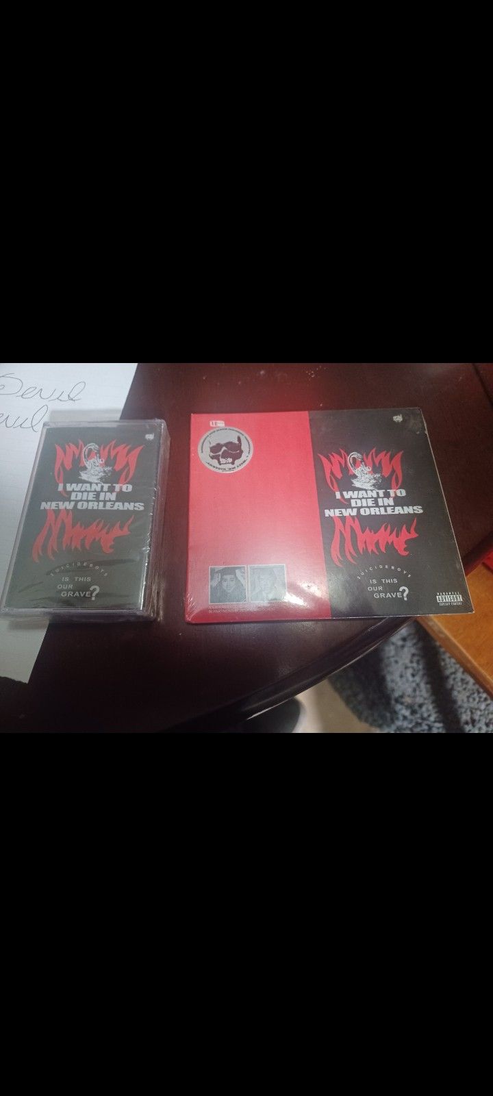 suicideboys i want to die in new orleans(cd and cassette tape)