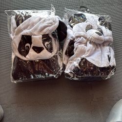 Panda And Dog Costume 1 Size Fits All