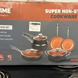 🔥 KUTIME Non-Stick Cookware Set – Brand New in Box – $40 (Hemet)