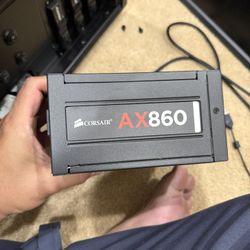 AX860 ATX Power Supply — 860 Watt 80 PLUS® PLATINUM Certified Fully-Modular PSU