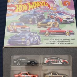 Hot Wheels 6 Vehicle Collection Box 