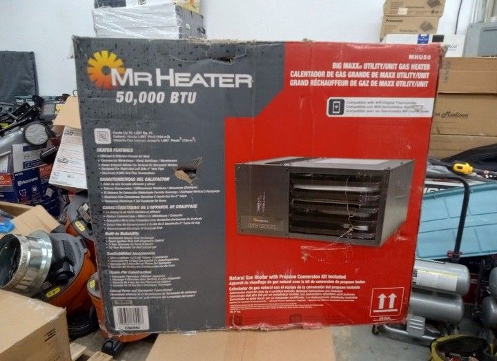 Heater50,000 BTU Big Maxx Natural Gas Unit Heater