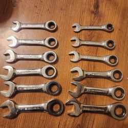 Gearwrench Ratcheting Wrench "Stubby" SAE &METRIC