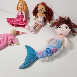 Mermaid, Groovy Girls Nicole, Princess Aurora, Kathe Kruse Waldorf Plush Dolls