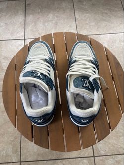 Blue trainers
