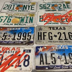 Classic Florida & Texas Plates