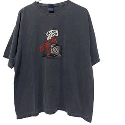 Vintage Gildan Shirt Adult Size XL Say No To Pot Drugs Lobster Connecticut Tee