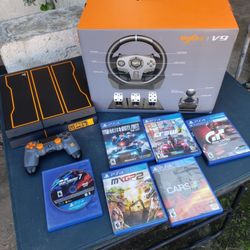 Jailbreak PS4 Edition With Edition Controller. PS 4 Is 9.0. Come with games installed & 6 Racing Games plus adult 6 Speed 3 pedals Brand new all $560!