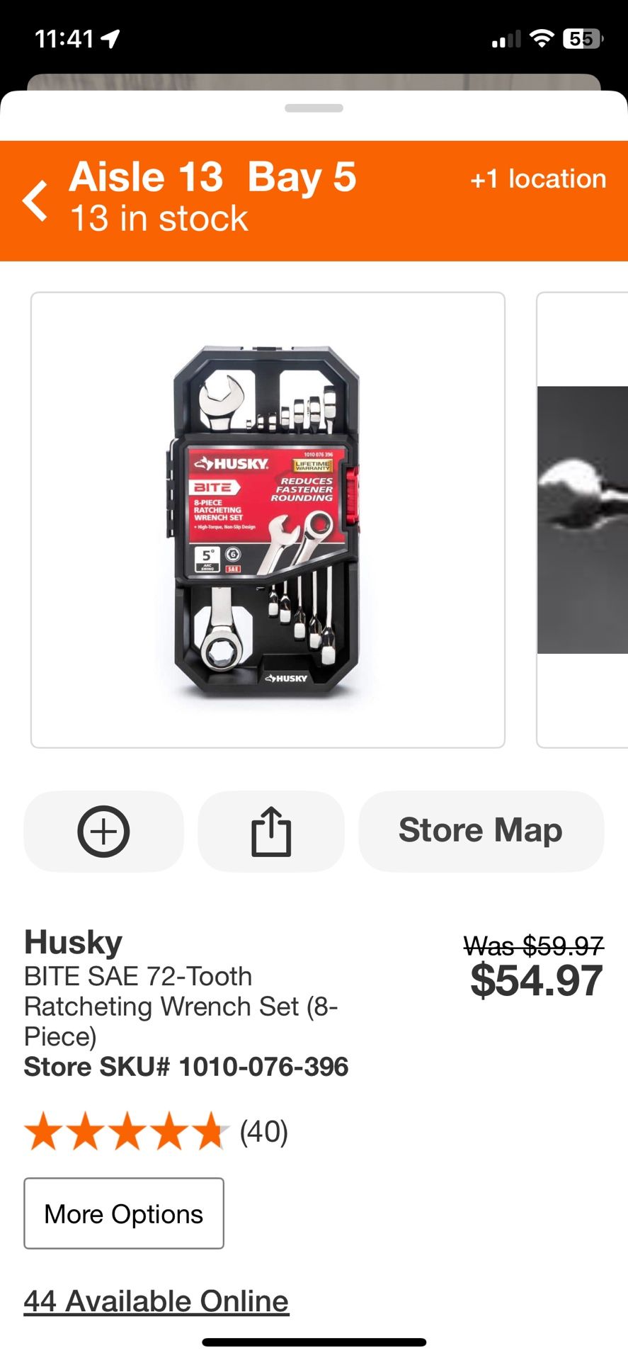 Husky Ratchet Wrench Set