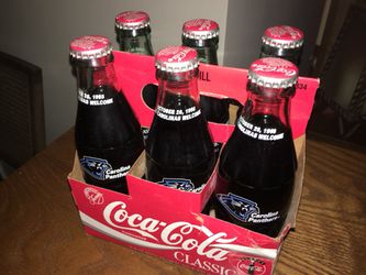 Carolina Panthers Coke Bottles
