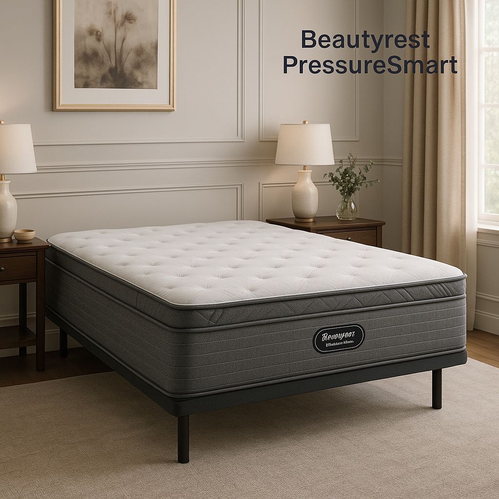BeatyRest Pressure SMART LUX King Size Mattress 15” Thick Pillow Top – Direct from Factory, Sealed in Plastic Ready for Same-Day Delivery!