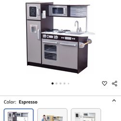 Kidcraft Espresso wooden kitchen