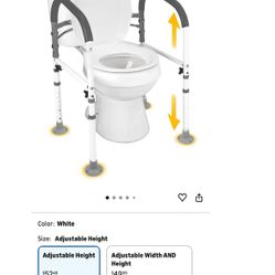 Foldable Toilet Safety Frame