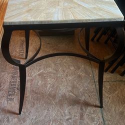 Marble Top Side tables 
