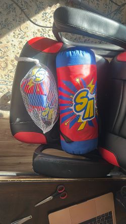 Kids Punching Bag And Gloves