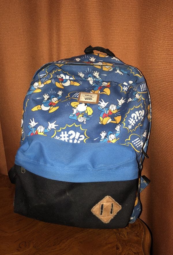 donald duck backpack vans