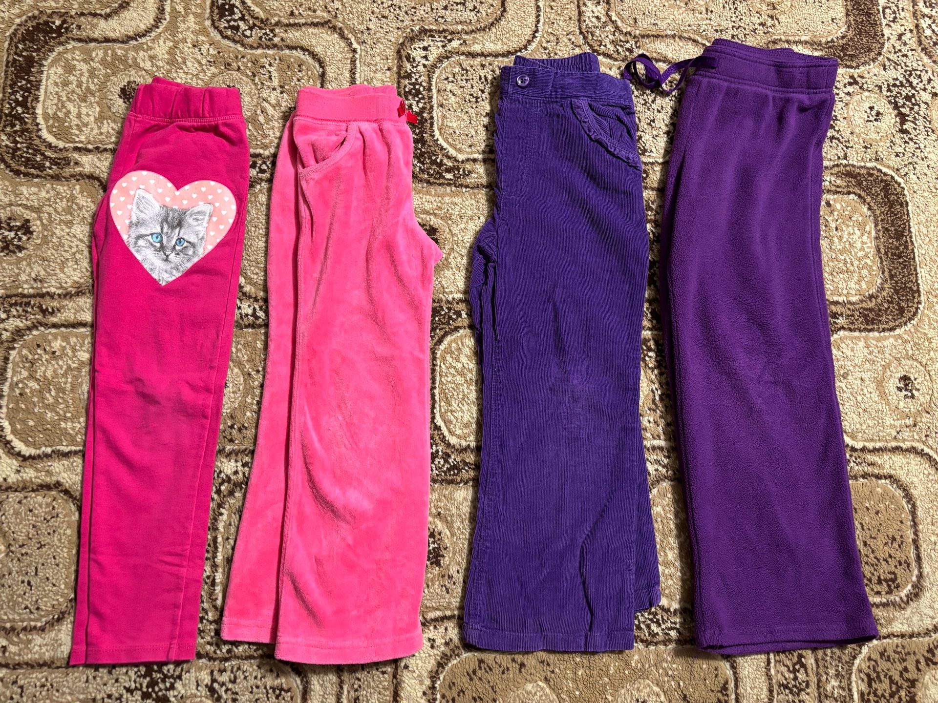 4pc Girls Pants Size 5t Kids