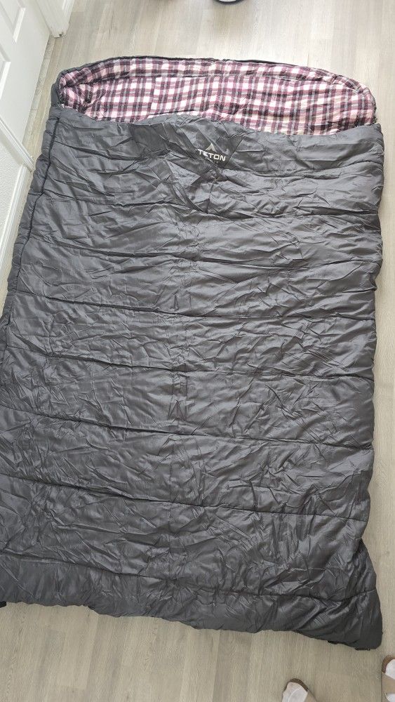 Teton Double Person Sleeping Bag Queen Size Warm