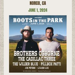 Boots In The Park, Brothers Osborne 