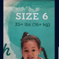 Diapers size 6,  27 Pieces 
